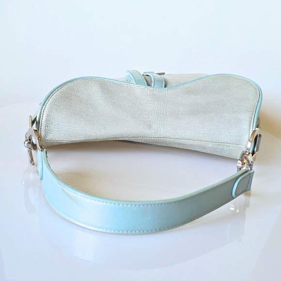 **SOLD** Dior Saddle Bag Lizard Print Embossed - Picture 5 of 13